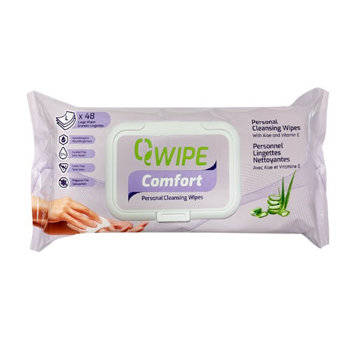 QWipe Comfort Personal Cleansing Wipes