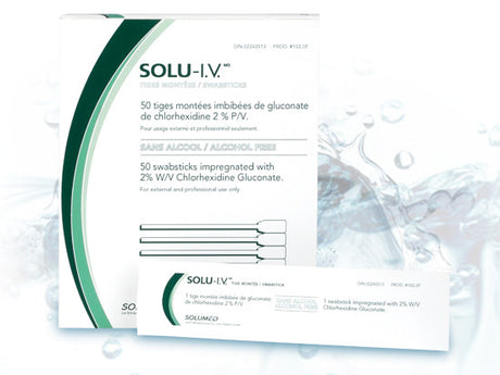 3M 10207 BX/50 SWABSTICKS CLEAR SOLUTION CHLORHEXIDINE GLUCONATE 2PERCENT