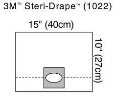 3M 1022 BX/20  DRAPE REFRACTIVE 15  X  10IN