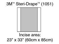 3M 1051 BX/10  DRAPE INCISE XLRG 60 X 85CM