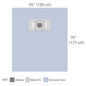 3M 1054 BX/20  DRAPE OPHTHALMIC SHEET 62 X 107IN (NON-RETURNABLE)