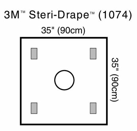 3M 1074 BX/10  DRAPE WOUND EDGE PROTECTOR APT 6 5/8IN X 4IN  ADH STRIP 35IN X 35IN