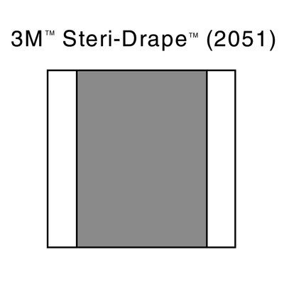 3M 2051 BX/10  DRAPE-STERI 2IN INCISE 50 X 90CM