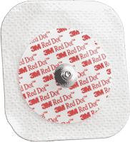 3M 2271-50 BG/50 ELECTRODE ECG ADULT CLOTH DIAPHORETIC RED DOT