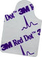 3M 2360 BX/100 ELECTRODE ECG RESTING ADULT RECTANGULAR SOLID GEL RED DOT