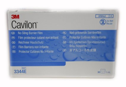 3M 3344 E BX/30  CAVILON NO STING BARRIER FILM WIPES *BILINGUAL PACKAGING*