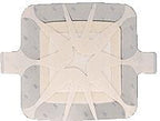 3M 90612 BX/10  DRESSING FOAM ADHESIVE 10CM X 10CM SQUARE