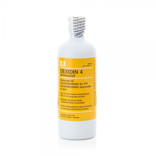 3M 918218 (CS12) EA/1 DEXIDIN 4 DETERGENT SOLUTION W/ PUMP, 450ML