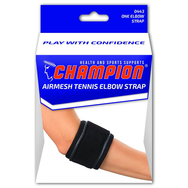 AIR 0443-L TENNIS ELBOW STRAP BLACK LG