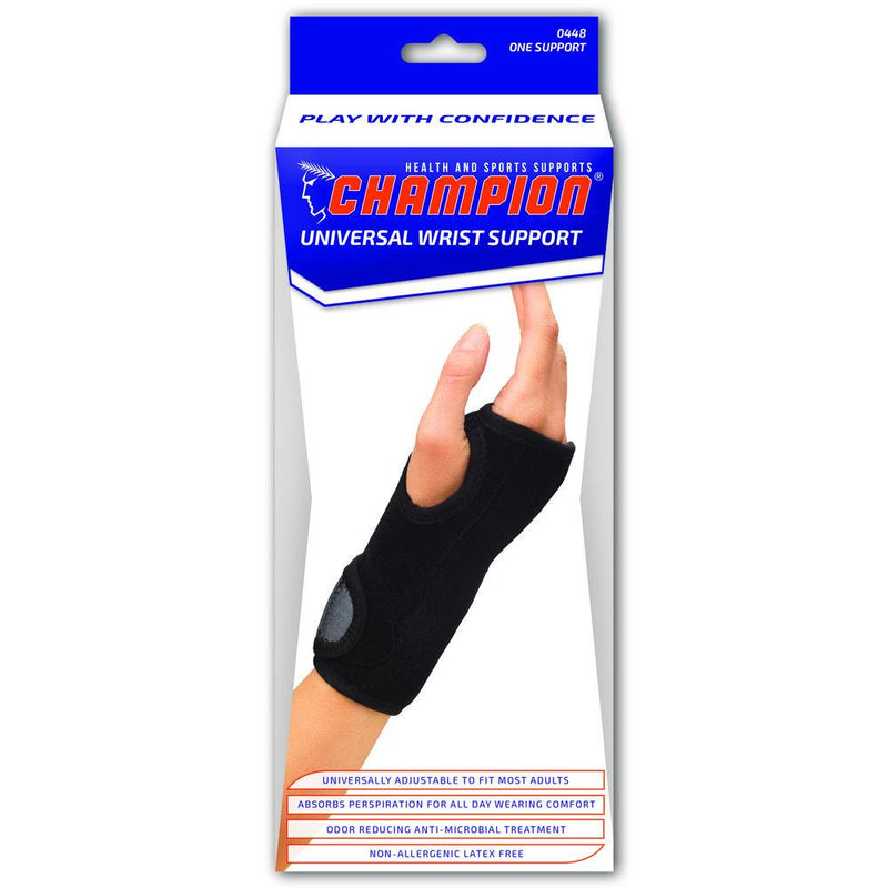 AIR 0448 REVERSIBLE WRIST BRACE BLACK UNIVERSAL