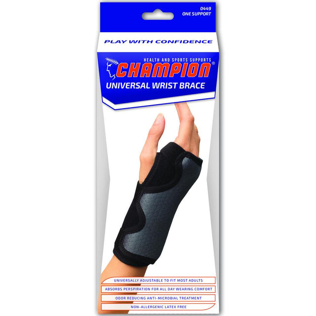 AIR 0449 REVERSIBLE WRIST SPLINT BLACK/CHAR  UNIVERSAL