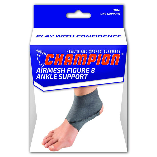 AIR 0461-S FIG. 8 ANKLE SUPPORT CHARCOAL SM