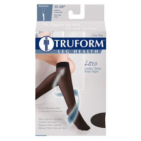 AIR 1773BL-L TRUFORM 15-20 KNEE HIGH BLACK L
