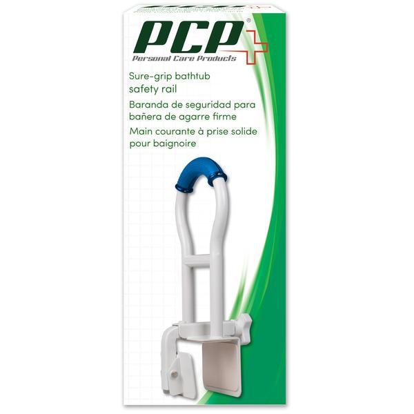 AIR 7252 SURE-GRIP BATHTUB SAFETY RAIL WHITE FINISH 19"