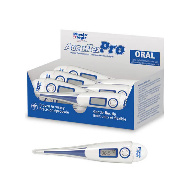 AMG 016-638 BX/12 ACCUFLEX PRO DIGITAL ORAL THERMOMETER-BLUE 