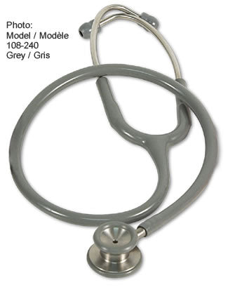 AMG 108-240 EA/1 STETHOSCOPE, PEDIATRIC,  GREY, PREMIER ELITE