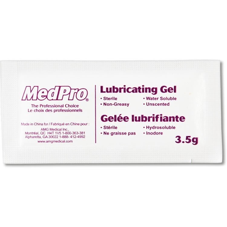 AMG 118-311 BX/144 MEDPRO LUBBRICATING GEL, 3.5G, STERILE