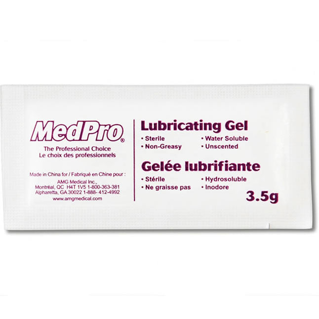 AMG 118-313 BX/72 MEDPRO LUBBRICATING GEL, 5G, STERILE