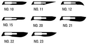 AMG 500-322 BX/100  AMG SCALPEL BLADES NO.22 - CARBON STEEL- #4 FITTING -