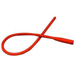 AS 44014 100/BX AMSINO LATEX RED RUBBER CATHETER 14FR 16IN