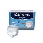 ATT AP0730100 34151 - Attends Underwear, LARGE - Waist Size 44" - 58" - 4 bags of 25