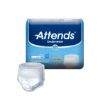 ATT AP0740100 34152 - Attends Underwear, X-LARGE - Waist Size 58" - 68" - 4 bags of 25
