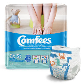 ATT CMF-B2 41544 - Comfees Boy Training Pants - Size 2 - 6 bags of 26