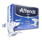 ATT DDA30 37732 - Attends Briefs, LARGE - Waist Size 44" - 58" - 3 bags of 24