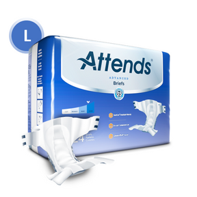 ATT DDC30 37736 - Attends Advanced Briefs, LARGE - Waist Size 44" - 58" - 3 bags of 24
