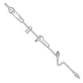 BAX 2C8401 CS/48 SOLUTION SET W/ NON VENTED SPIKE.76IN 10 DRP/ML.