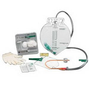 BRD 900016A CS/10 COMPLETE CARE INFECTION CONTROL FOLEY TRAY, 16FR W/ DRAINAGE BAG