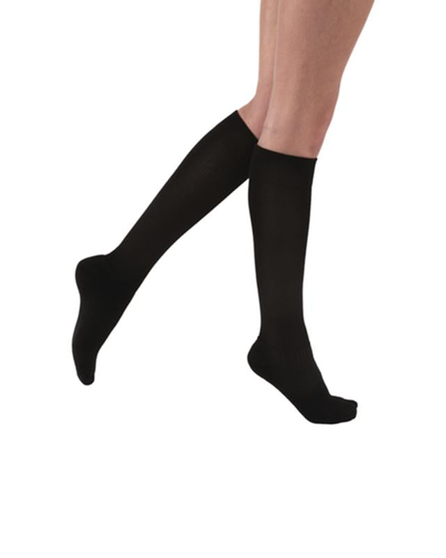 BSN 110483 PR/1 JOBST ACTIVEWEAR UNISEX, KNEE HIGH, 15-20MMHG, SM, BLACK, CLOSED TOE