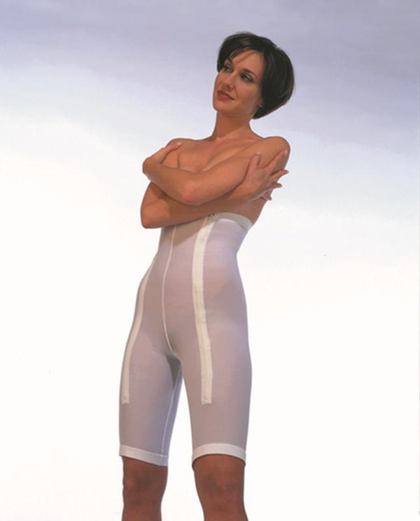 BSN 110661 EA/1 PLASTIC SURGERY GIRDLE, FEMALE, MID THIGH, SM (24IN-26IN), WHITE