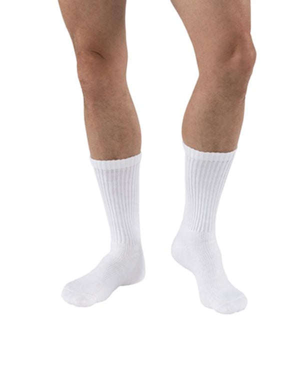 BSN 110835 PR/1 JOBST SENSIFOOT DIABETIC SOCK, CREW, 8-15 MMHG, XS, WHITE, CLOSED TOE