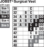BSN 111904 EA/1 JOBST SURGICAL VEST W/CUPS, SIZE 4, 43 1/8IN-47IN (109CM-119CM)