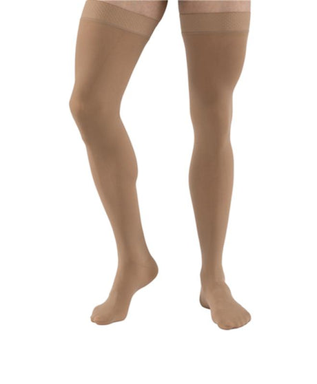 BSN 114818 PR/1  JOBST MEDICAL LEG WEAR, UNISEX, THIGH HIGH, 15-20MMHG, SM, BEIGE, OPEN TOE