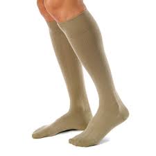 BSN 115004 PR/1 JOBST MEDICAL LEG WEAR ,MEN, KNEE HIGH, RIBBED, 15-20MMHG, SM, NAVY, CLOSED TOE