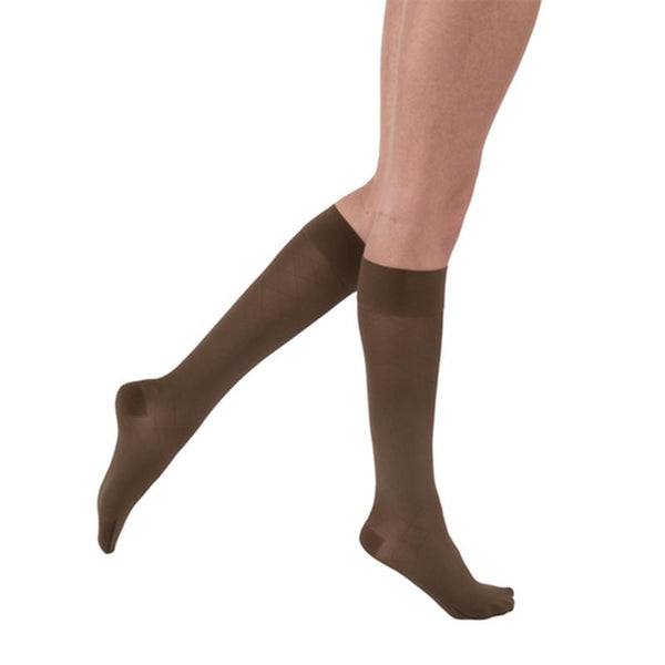 BSN 7279702 PR/1 JOBST ULTRASHEER WOMEN, KNEE HIGH, 20-30MMHG, LG, ESPRESSO, CLOSED TOE