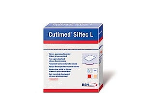 BSN 7328302 BX/10 CUTIMED SILTEC L FOAM DRESSING W/SUPER ABSORBERS AND SILICONE LAYER 15CM X 15CM