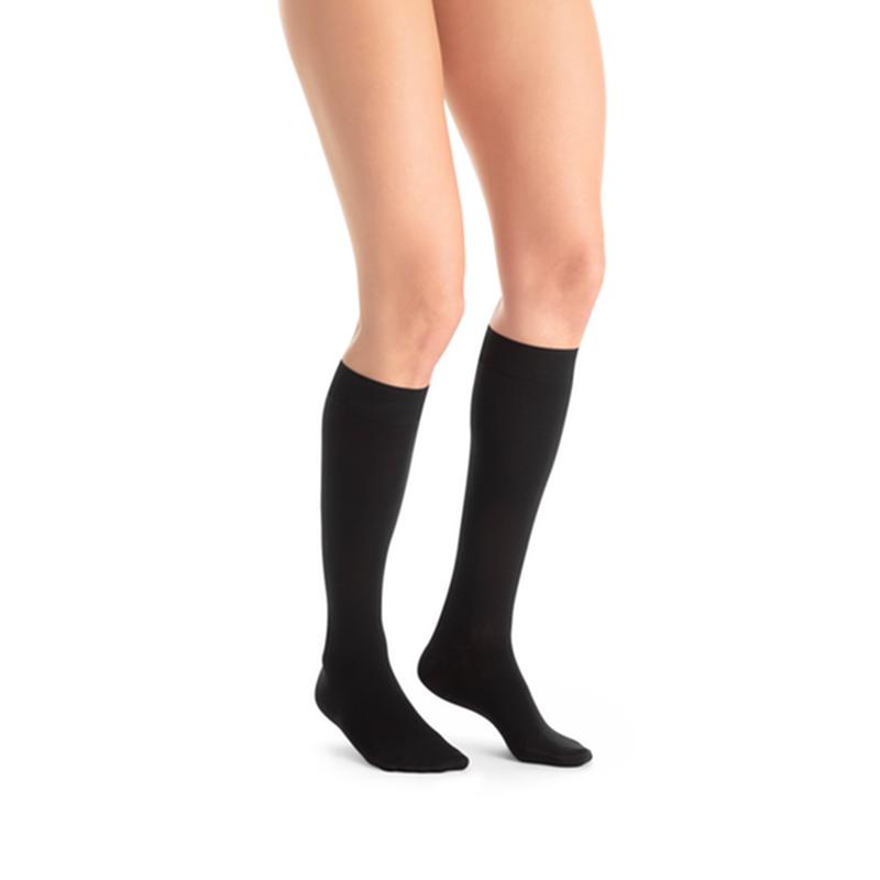 BSN 7363300 PR/1 JOBST ULTRASHEER WOMEN, KNEE HIGH, 15-20MMHG, SM, BLACK, CLOSED TOE, "PATTERN"