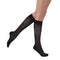 BSN 7363301 PR/1 JOBST ULTRASHEER WOMEN, KNEE HIGH, 15-20MMHG, MD, BLACK, CLOSED TOE. "PATTERN".