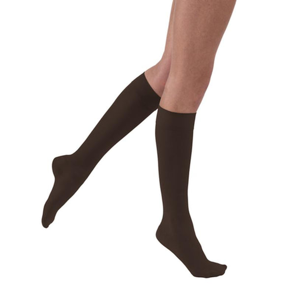 BSN 7516529 PR/1 JOBST ULTRASHEER WOMEN, KNEE HIGH, 15-20MMHG, SM, ESPRESSO, CLOSED TOE