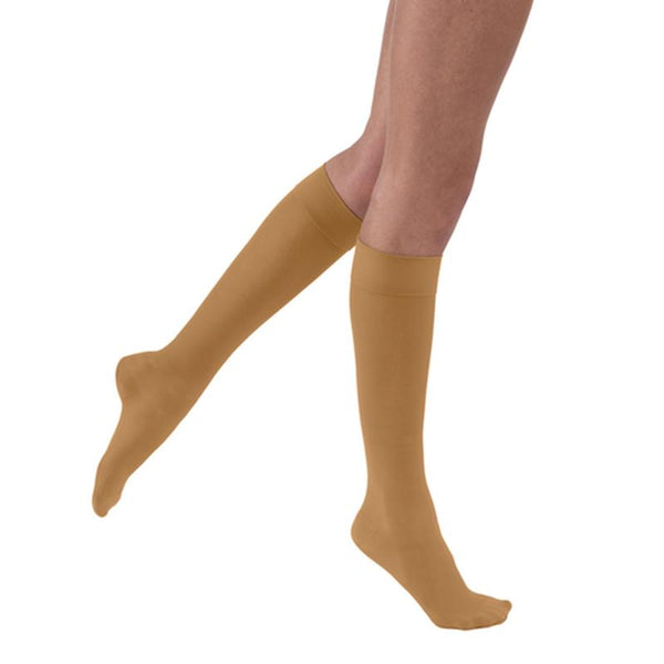 BSN 7516626 PR/1 JOBST ULTRASHEER WOMEN, KNEE HIGH, 15-20MMHG, MD, SUNTAN, CLOSED TOE