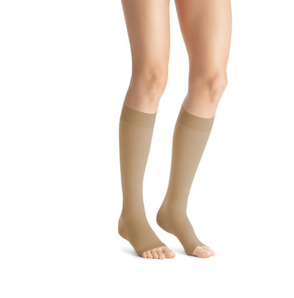 BSN 7518102 PR/1 JOBST OPAQUE WOMEN, KNEE HIGH, 15-20MMHG, SM, NATURAL, OPEN TOE