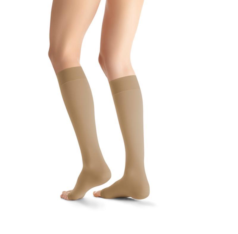 BSN 7518120 PR/1 JOBST OPAQUE WOMEN, KNEE HIGH PETITE, 15-20MMHG, SM, NATURAL, OPEN TOE