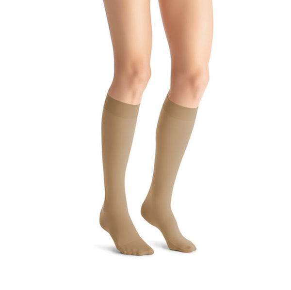 BSN 7518300 PR/1 JOBST OPAQUE WOMEN, KNEE HIGH PETITE, 15-20MMHG, LG, NATURAL, CLOSED TOE.