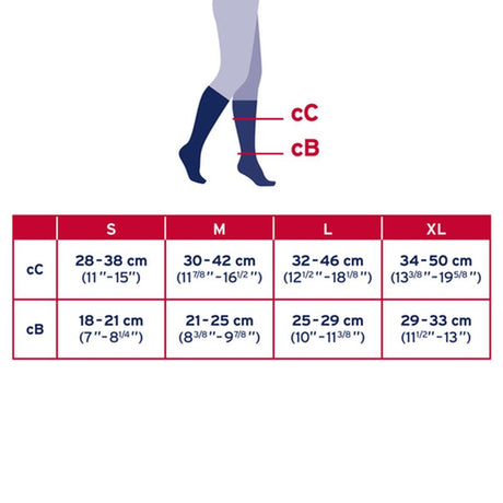 BSN 7521900 PR/1 JOBST OPAQUE WOMEN, KNEE HIGH, 20-30MMHG, LG, NATURAL, CLOSED TOE