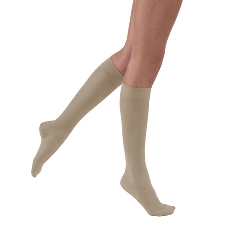 BSN 7524224 PR/1 JOBST ULTRASHEER WOMEN, KNEE HIGH, 30-40MMHG, MD, HONEY, CLOSED TOE