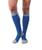 BSN 7528951 PR/1 JOBST SPORT STOCKING UNISEX, 15-20MMHG, MD, ROYAL BLUE/GREY , CLOSED TOE