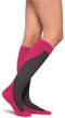 BSN 7528960 PR/1 JOBST SPORT STOCKING UNISEX, 15-20MMHG, SM, PINK/GREY , CLOSED TOE